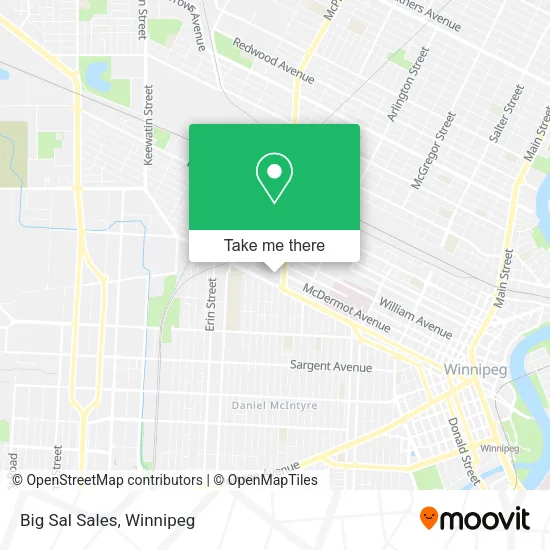 Big Sal Sales map