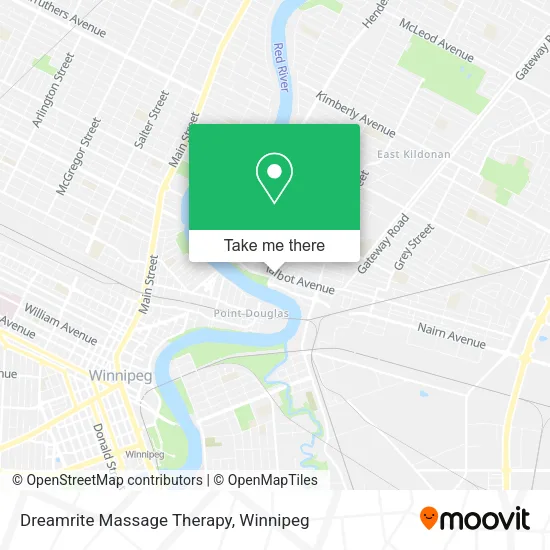 Dreamrite Massage Therapy map