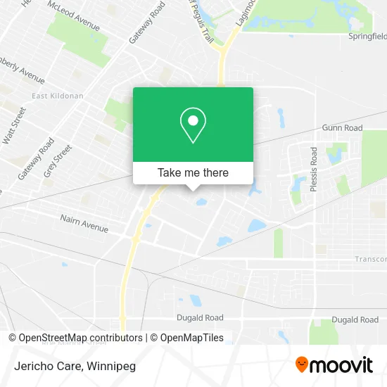 Jericho Care map