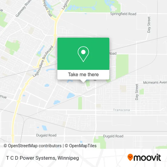 T C D Power Systems map