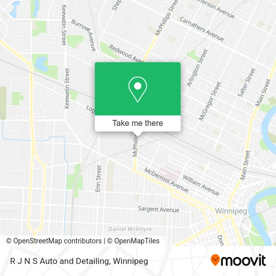 R J N S Auto and Detailing map