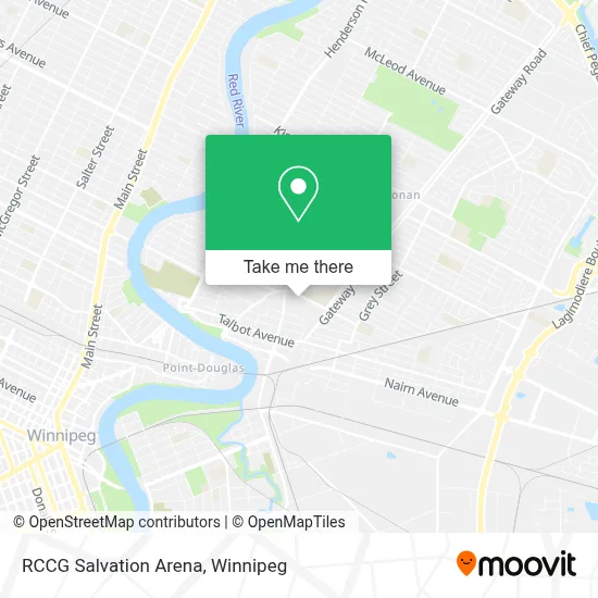 RCCG Salvation Arena map