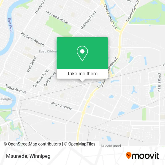 Maunede map