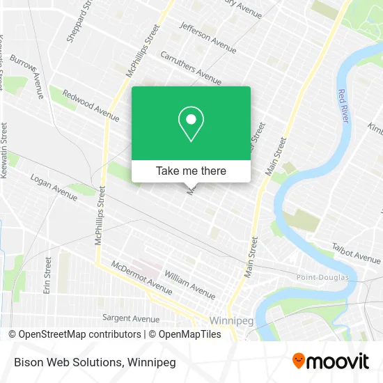 Bison Web Solutions map