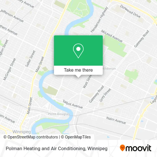 Polman Heating and Air Conditioning map