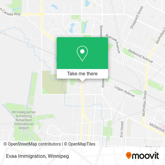 Evaa Immigration map