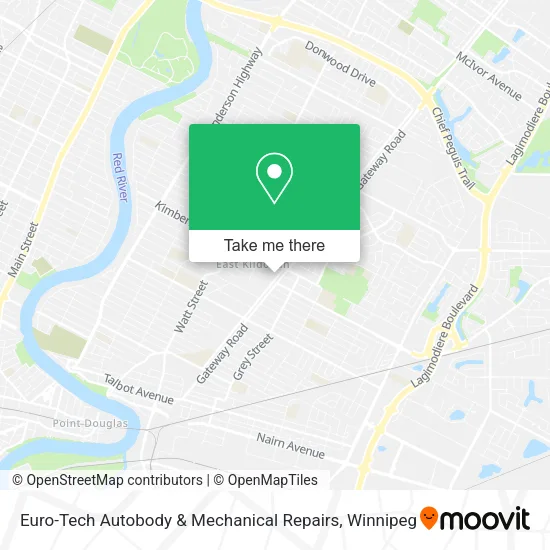 Euro-Tech Autobody & Mechanical Repairs map