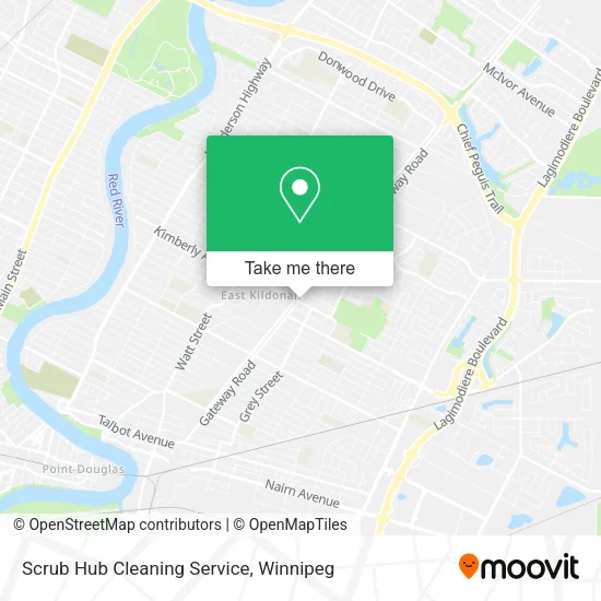 Scrub Hub Cleaning Service map