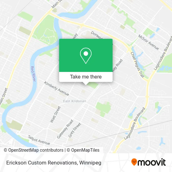 Erickson Custom Renovations map