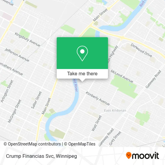 Crump Financias Svc map