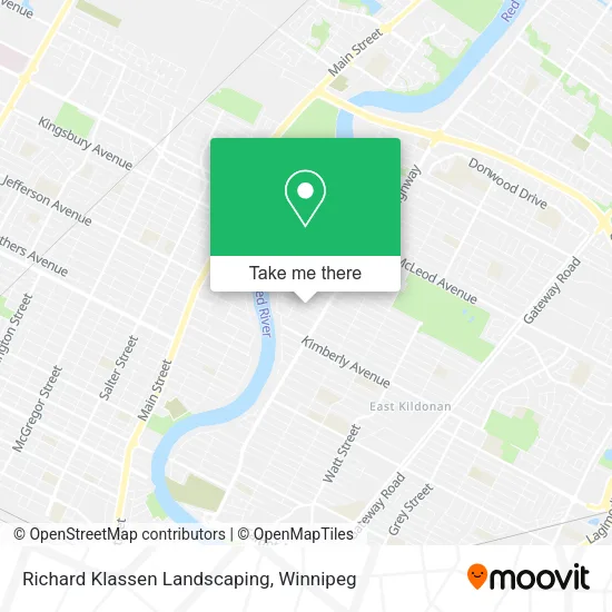 Richard Klassen Landscaping map