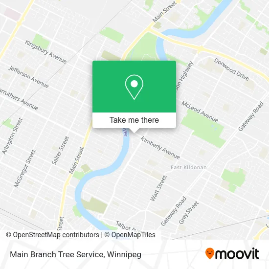 Main Branch Tree Service map