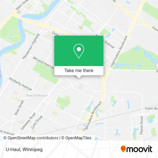 U-Haul map