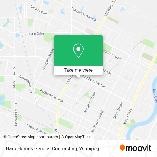 Harb Homes General Contracting map