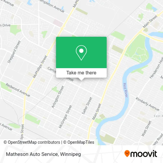 Matheson Auto Service map