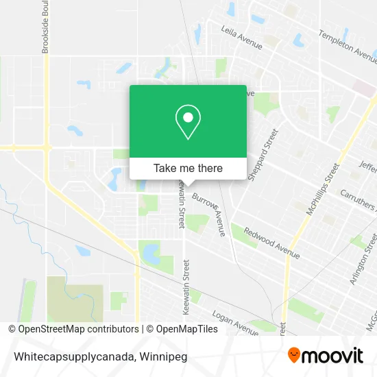 Whitecapsupplycanada map