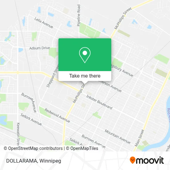DOLLARAMA map