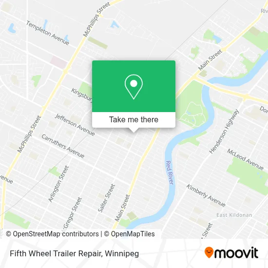 Fifth Wheel Trailer Repair map