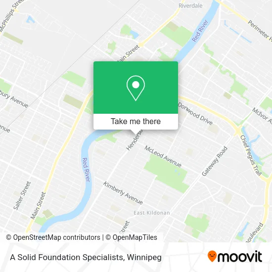 A Solid Foundation Specialists map