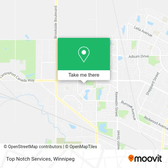 Top Notch Services map