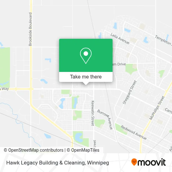 Hawk Legacy Building & Cleaning map