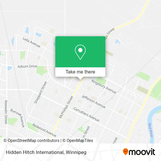 Hidden Hitch International map