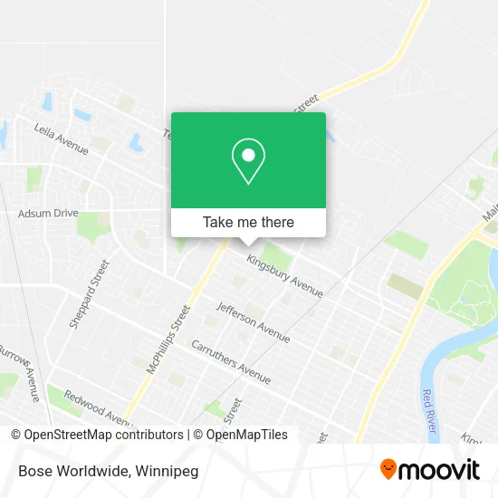 Bose Worldwide map