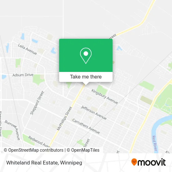 Whiteland Real Estate map