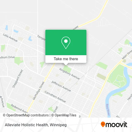Alleviate Holistic Health map