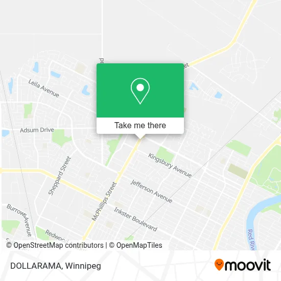 DOLLARAMA map