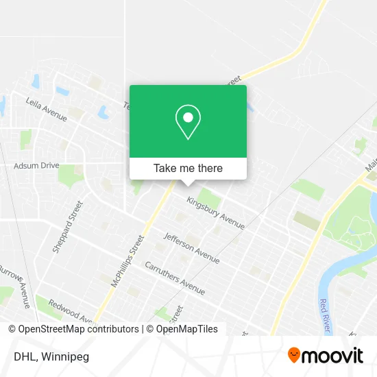 DHL map