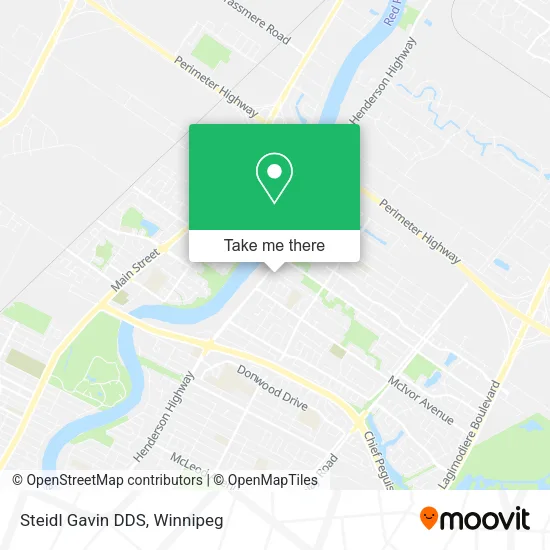 Steidl Gavin DDS map