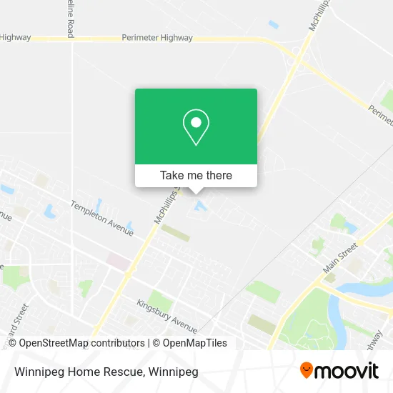 Winnipeg Home Rescue map