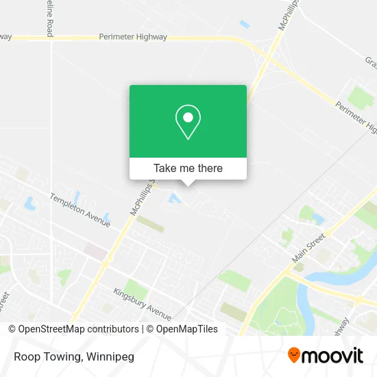 Roop Towing map