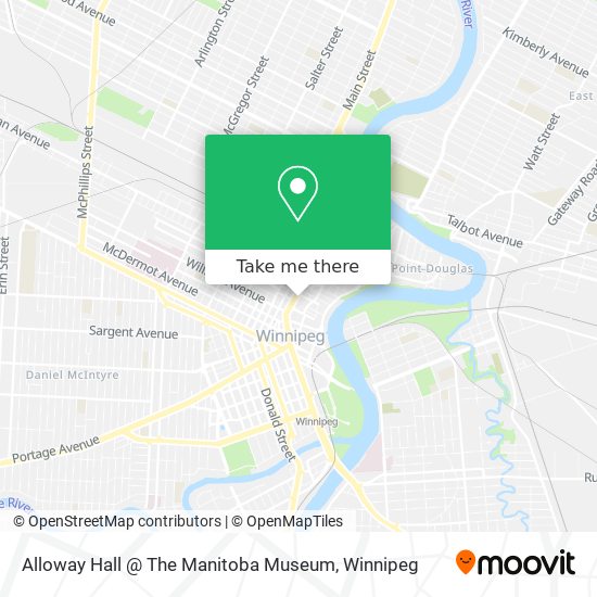 Alloway Hall @ The Manitoba Museum map