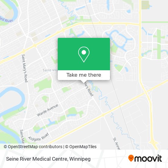 Seine River Medical Centre map