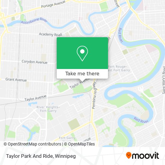 Taylor Park And Ride map
