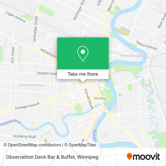 Observation Deck Bar & Buffet map