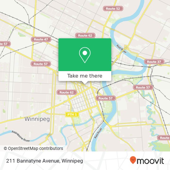 211 Bannatyne Avenue map