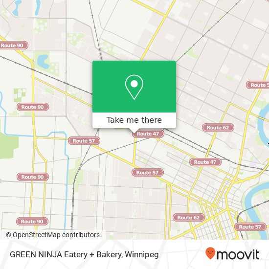 GREEN NINJA Eatery + Bakery map