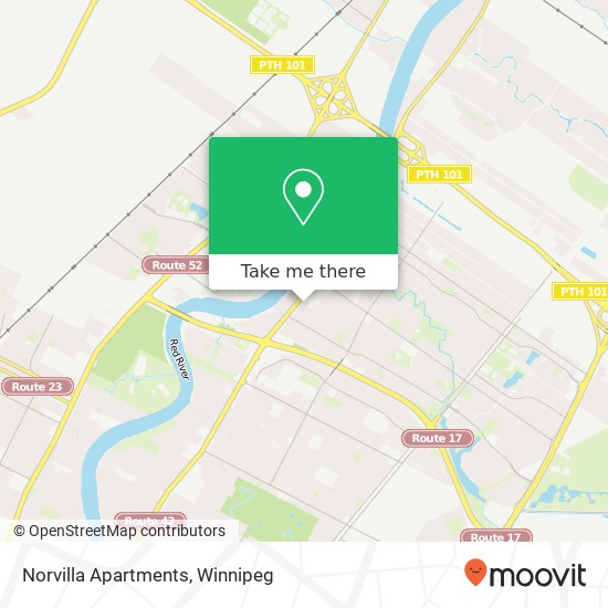 Norvilla Apartments map