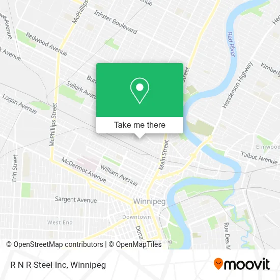 R N R Steel Inc map