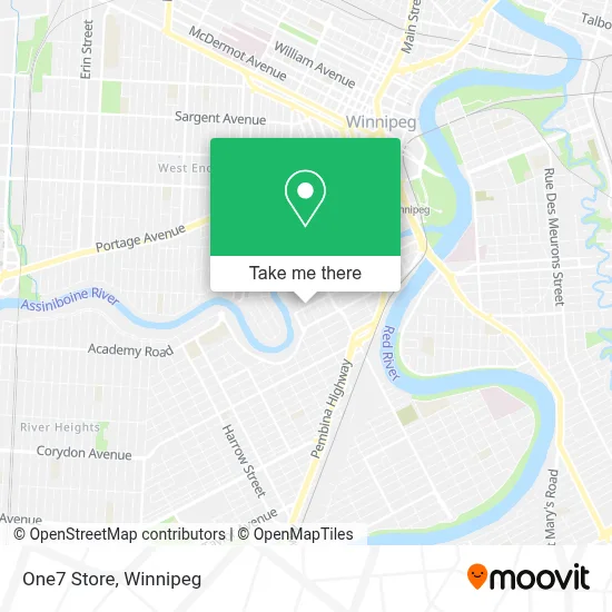 One7 Store map