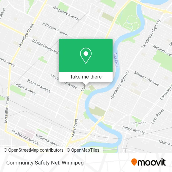 Community Safety Net map