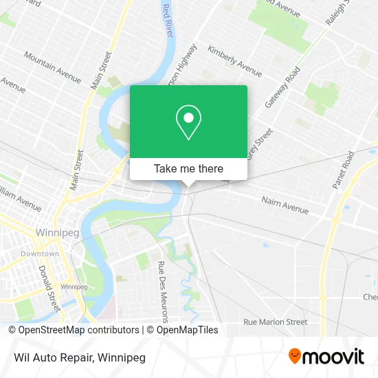 Wil Auto Repair map