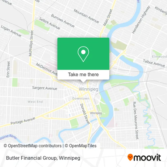 Butler Financial Group map