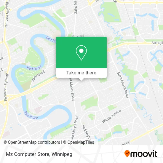 Mz Computer Store map