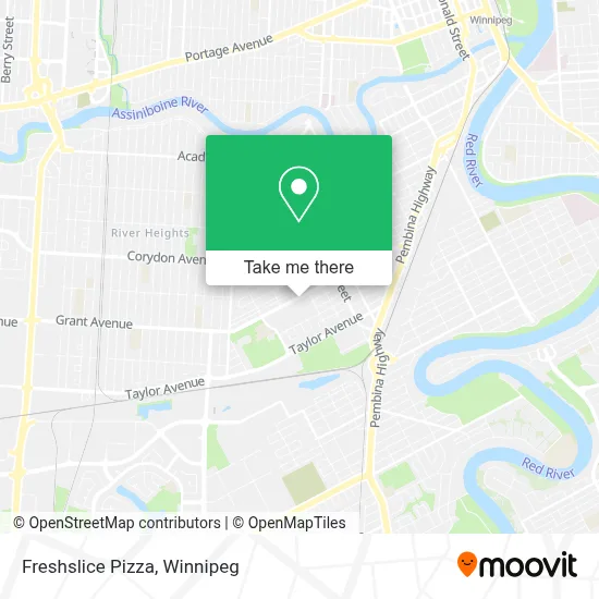Freshslice Pizza map