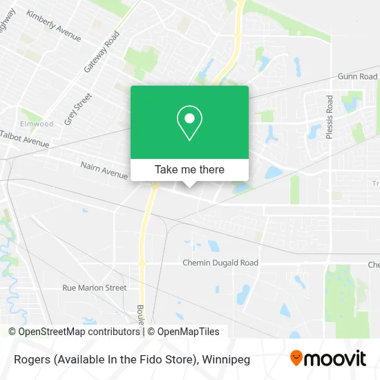 Rogers (Available In the Fido Store) map