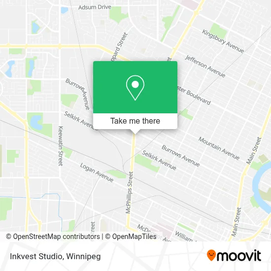 Inkvest Studio map